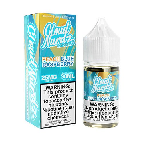 Peach Blue Raspberry Ice by Cloud Nurdz Salt 30ml ⋆ $11.75 | West Coast ...