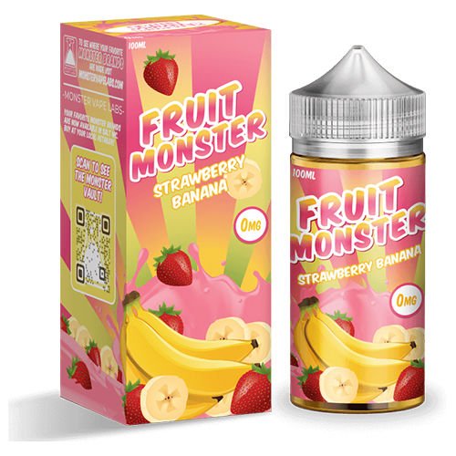 Jam Monster Strawberry Banana Fruit Monster $11.75 100% Authentic | West Coast Vape Supply Jam Monster Strawberry Banana Fruit Monster $11.75 100% Authentic | West Coast Vape Supply