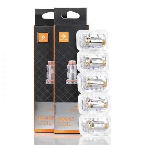 GeekVape Aegis Boost Replacement Coils 5-Pack Mesh $12.99 GeekVape Aegis Boost Replacement Coils 5-Pack Mesh $12.99