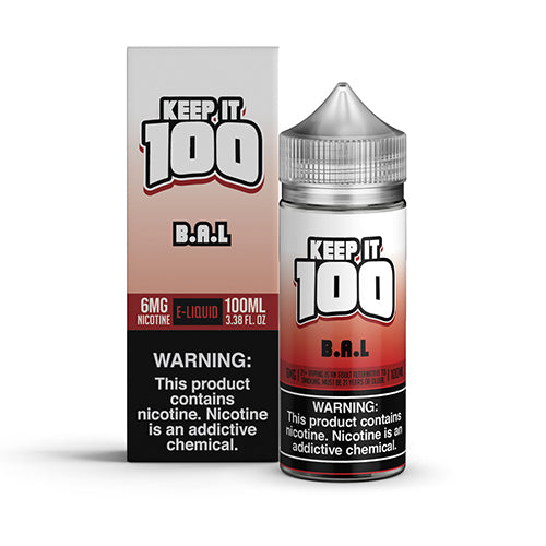 Keep it 100 BAL (Strawberry Milk) 100ml $14.75 Keep it 100 BAL (Strawberry Milk) 100ml $14.75