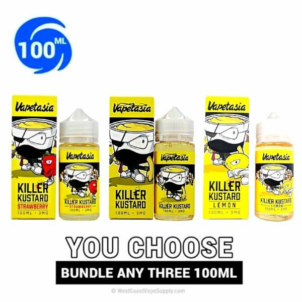Vapetasia Killer Kustard Strawberry Killer Kustard (Original) By Vapetasia  100ml, Vape Juice Vapetasia Vape Juice