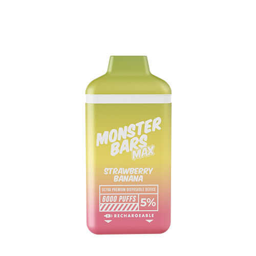 Monster Bars Max Disposable Vape 6000 Puffs $19.99 100% Authentic | West Coast Vape Supply Monster Bars Max Disposable Vape 6000 Puffs $19.99 100% Authentic | West Coast Vape Supply