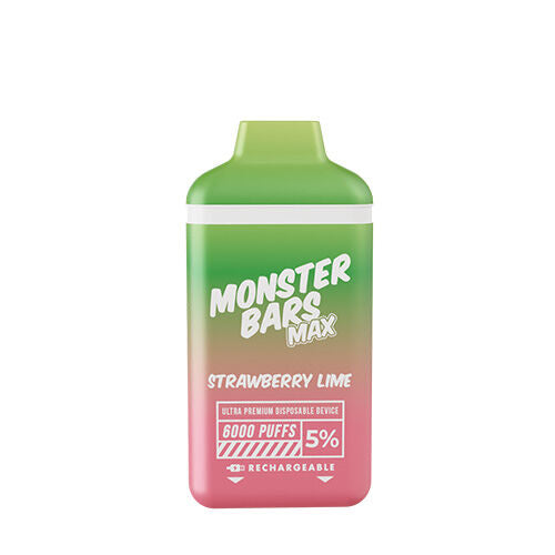Monster Bars Max Disposable Vape 6000 Puffs $19.99 100% Authentic | West Coast Vape Supply Monster Bars Max Disposable Vape 6000 Puffs $19.99 100% Authentic | West Coast Vape Supply