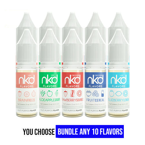 NKD Flavors DIY Vape Juice Pick 10 Bundle