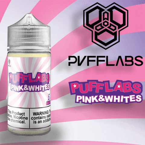 Puff Labs Pink and White