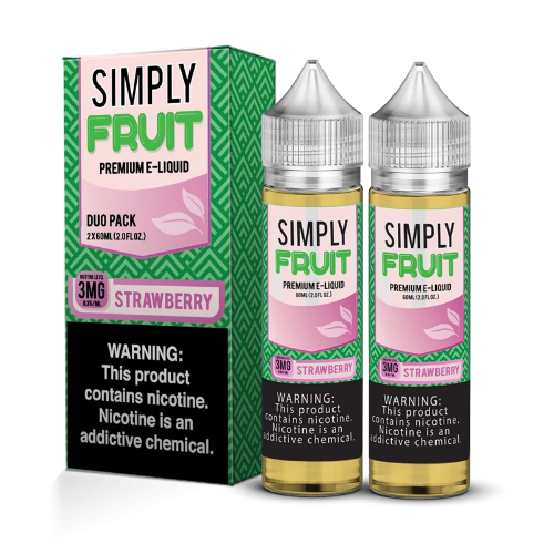 Strawberry by Simply 120ml $5.99 Vape Juice Strawberry by Simply 120ml $5.99 Vape Juice