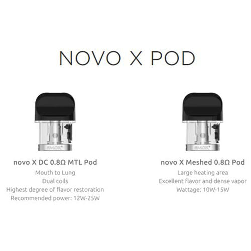 SMOK Novo X Replacement Pods 3-Pack $10.99 SMOK Novo X Replacement Pods 3-Pack $10.99