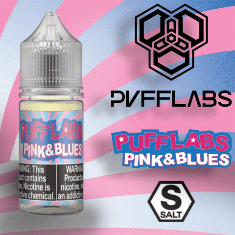 Puff Labs Salts Pink and Blues