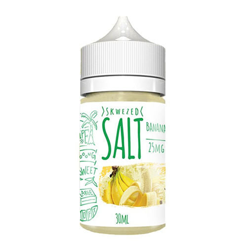 Banana by Skwezed SALT 30ml Salt Nicotine Juice $12.99 Banana by Skwezed SALT 30ml Salt Nicotine Juice $12.99