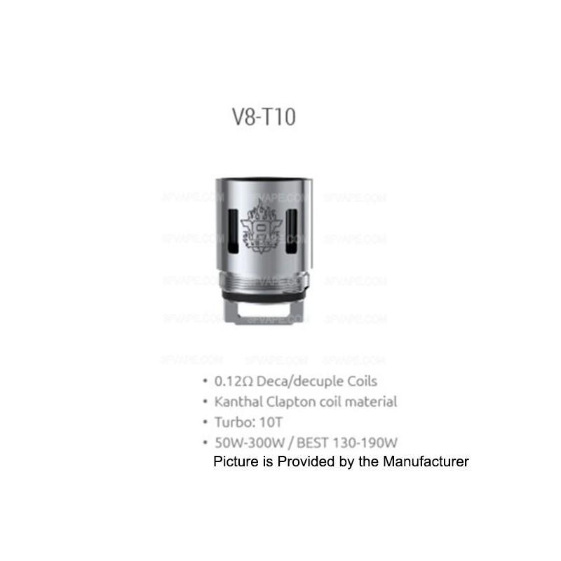 SMOK TFV8 Coils V8-T10 Turbo Engines Replacement 3-Pack