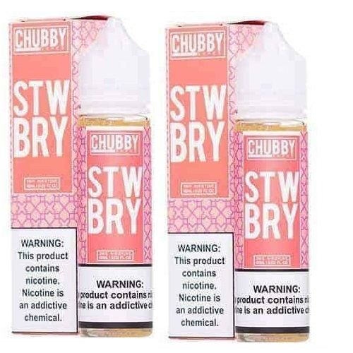 Bubble Strawberry Ejuice by Chubby Bubble Vapes 120ml Limited Edition