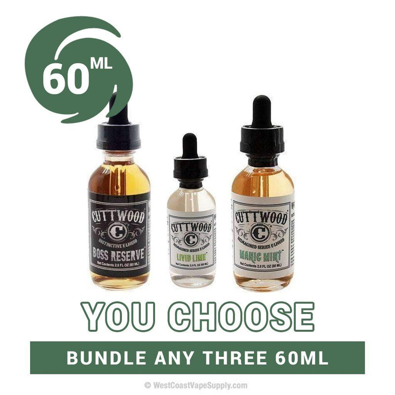 Cuttwood E Liquids 0mg GrandReserves/Lushice 100/70/30 VG/PG