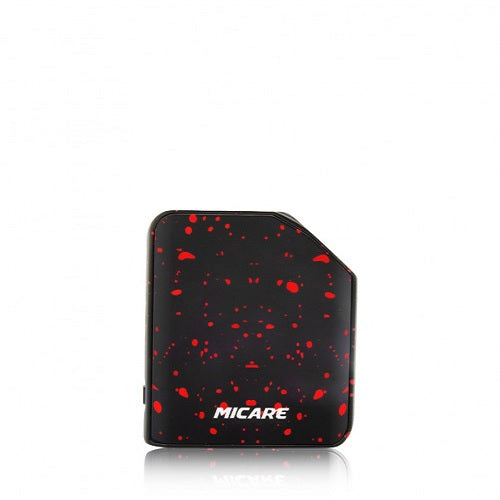 Exxus MiCare Cartridge Vaporizer Black W/ Red Splatter