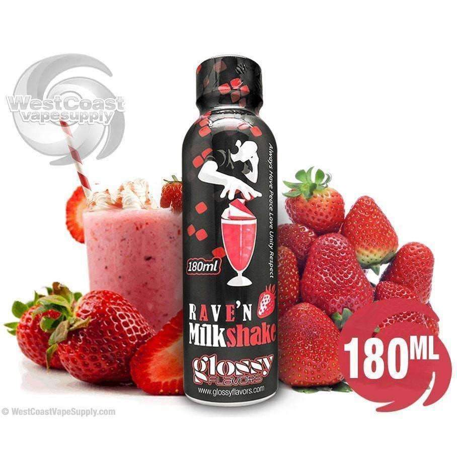 Rave'n Strawberry Milkshake Ejuice by Glossy Flavors 180ml