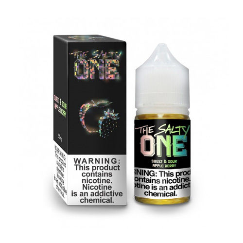 The Salty One Sweet and Sour Apple Berry Salt Nic Vape Juice