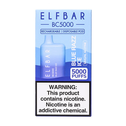 Elf Bar BC5000 Blue Razz Ice