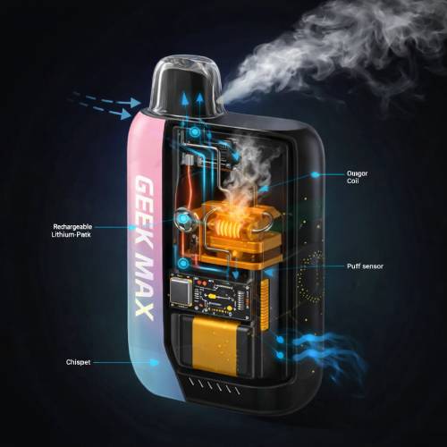 How the Geek Max Ultra X 30K Produces Vapor