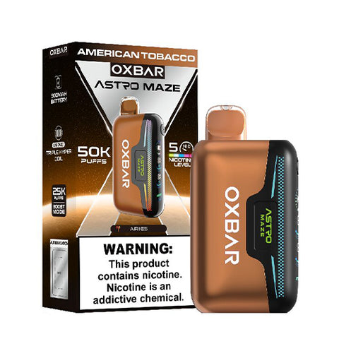 OXBAR Astro Maze American Tobacco