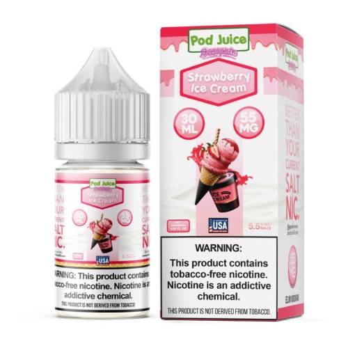 Pod Juice Strawberry Ice Salt Nic