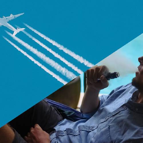 Vape On A Plane