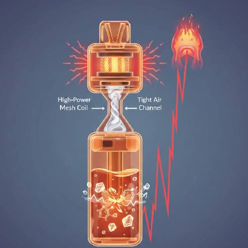 What Causes Harsh Throat Hit?